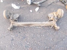 RENAULT KANGOO II 2007-2018 COMPLETE REAR BACK AXLE BEAM HUBS DRUMS SHOCKS
