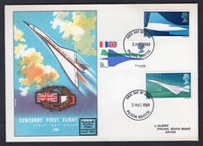 1969 fdc cover concorde - fdc,