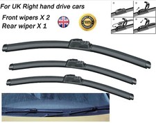 For Land Rover Discovery 2004-2016 New Front and Rear Windscreen Wiper Blades