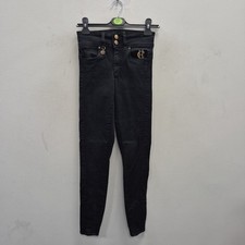 Holland Cooper Jodhpur Cotton Jeans Pants Trousers Navy Denim Size Uk 6 W 24" #2