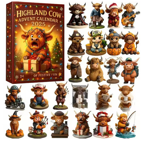 2026 highland cow magic advent - highland,