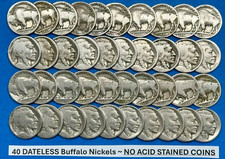 Buffalo Nickels Lot of 40
