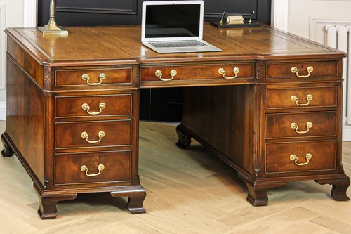 Large antique solid - antique, mahogany