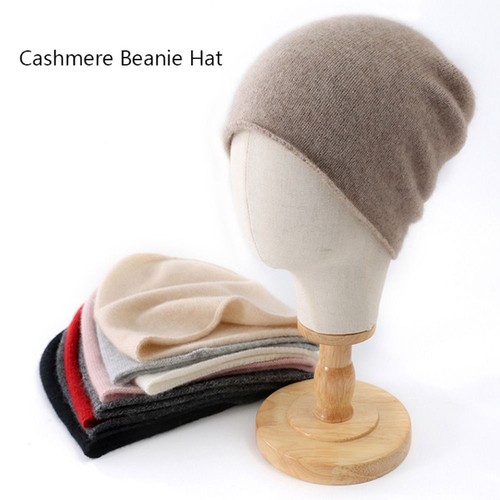 Solid color beanie hat rolled - color,