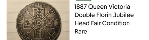 Double florin coin - double,