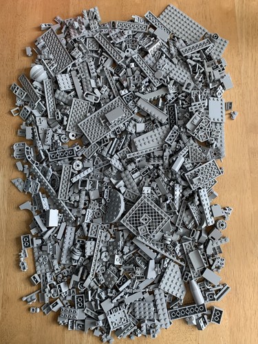 Lego light bluish - grey, 1kg