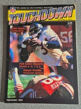 AMERICAN FOOTBALL MAGAZINE ** TOUCHDOWN ** VOL 3 NO 9 ** NFL UK 1985
