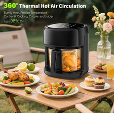 6L Air Fryer 1800W LCD Digital