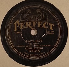 78rpm - Ruth Etting - Lazy