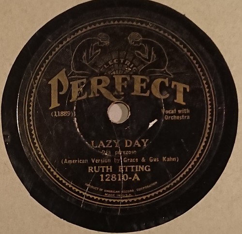78rpm ruth etting - ruth, lazy