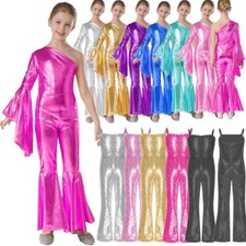 Kid Girl Disco Dance Costume