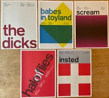 5 X Punk Rock Grunge Posters