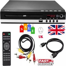 DVD Player Region Free with Remote Control USB Multi Region & HDMI/AV Cable UK