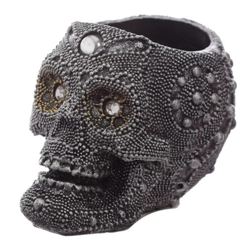 Skull shaped tea light - tea, candle
