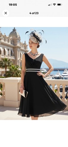 Jacques vert black chiffon - black,