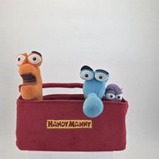 Disney Store Handy Manny Fabric Tool Box with Tools Plush Soft Toy