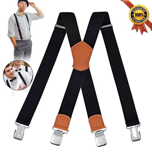Men elastic suspenders - men's,
