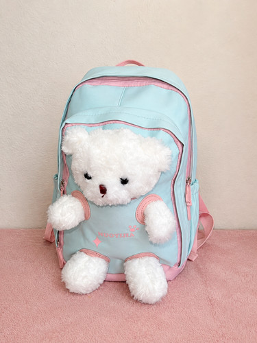 Kids teddy bear backpack - kids,