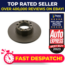 2x Brake Discs Pair Solid fits