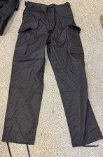 British military surplus black ripstop combat trousers Special forces size 33"