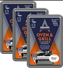 Astonish Premium Edition Oven Grill Door Cleaner With Scourer Sponge 3×250g