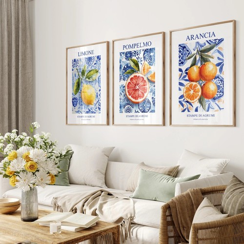 Set citrus prints - set, of