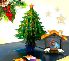 3D Pop Up Xmas Card Happy