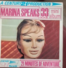 MARINA SPEAKS  thunderbirds VINYL 7" MINI ALBUM  MA104 1965 STINGRAY