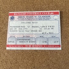 1990 Glasgow Rangers V