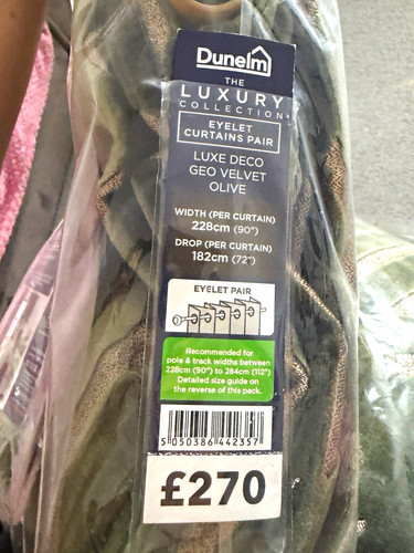 Dunelm luxe deco geo velvet - luxe,