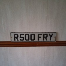 cherished number plate R500FRY.  Currently on retention. 