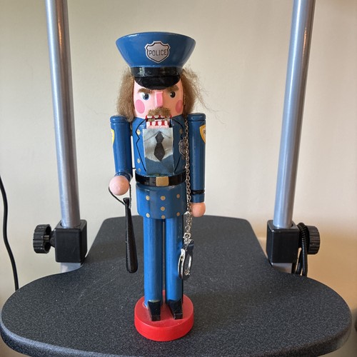 Vintage police nutcracker with - nutcracker,