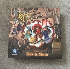 Bargain Quest Board Game brick & mortar  - complete -  cards still sealed 