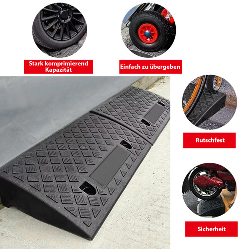 Heavy duty ramp - 2x, kerb