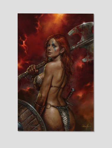 Red sonja battle axe fantasy - battle,
