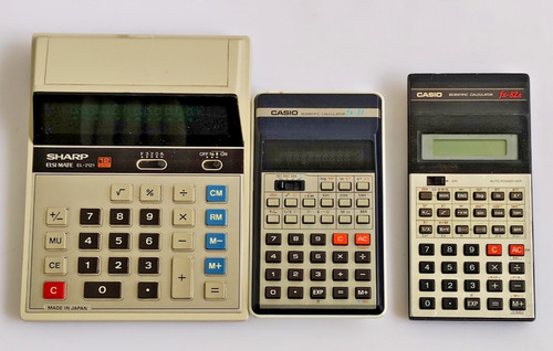 Calculators casio sharp - casio, &