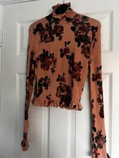 Zara - long sleeve pink floral