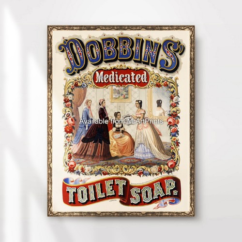 Victorian bathroom art vintage - victorian,