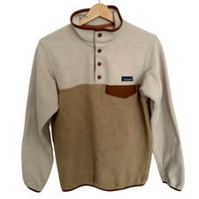 Vintage Patagonia Synchilla Snap-T Fleece – Beige Brown Festival Pullover