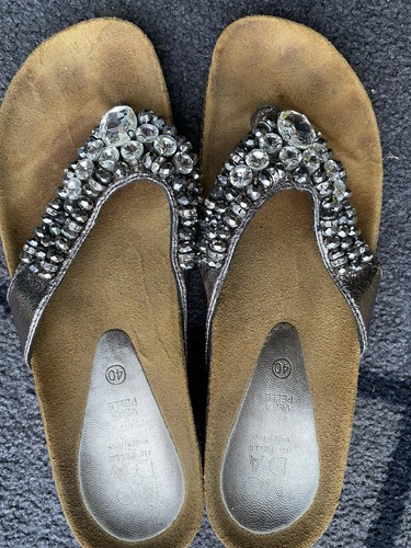 Moda pelle post low - in, wedge