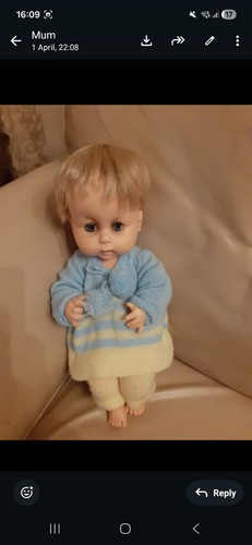 Chiltern babykins 14inch doll - chiltern,