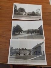 3 Postcards Dovecote Bungalows, Houses Black Swan  ASHOVER Derbyshire