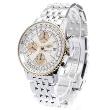 BREITLING OLD NAVITIMER D13022 41mm SS/K18YG Automatic Chronograph Date #C290