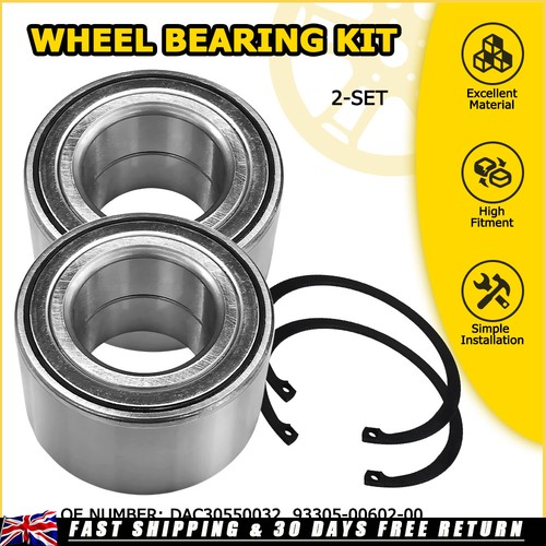 Front rear wheel bearing - 2x, front/rear