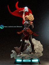 3D Print Collectible Statue – Jane Foster Thor -  1/4 Personalized Made 2 Order