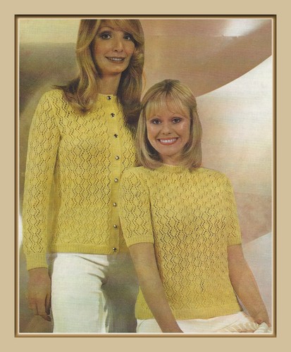 Ladies lace twin set - ladies,
