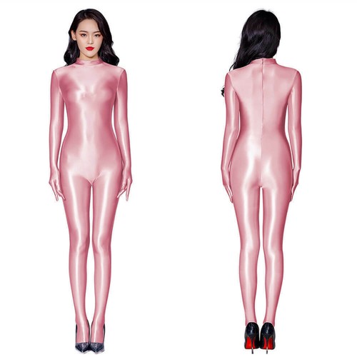 Women shiny satin footed - shiny,
