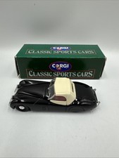 Boxed Corgi Classic Sports Cars Black Jaguar XK120 Die-Cast Model Vintage UK