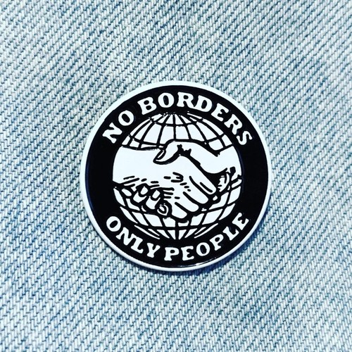 Borders only people enamel - borders,