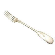 Antique 1910s Silver Plate Fork – GES 40 Marked Flatware English Silverware